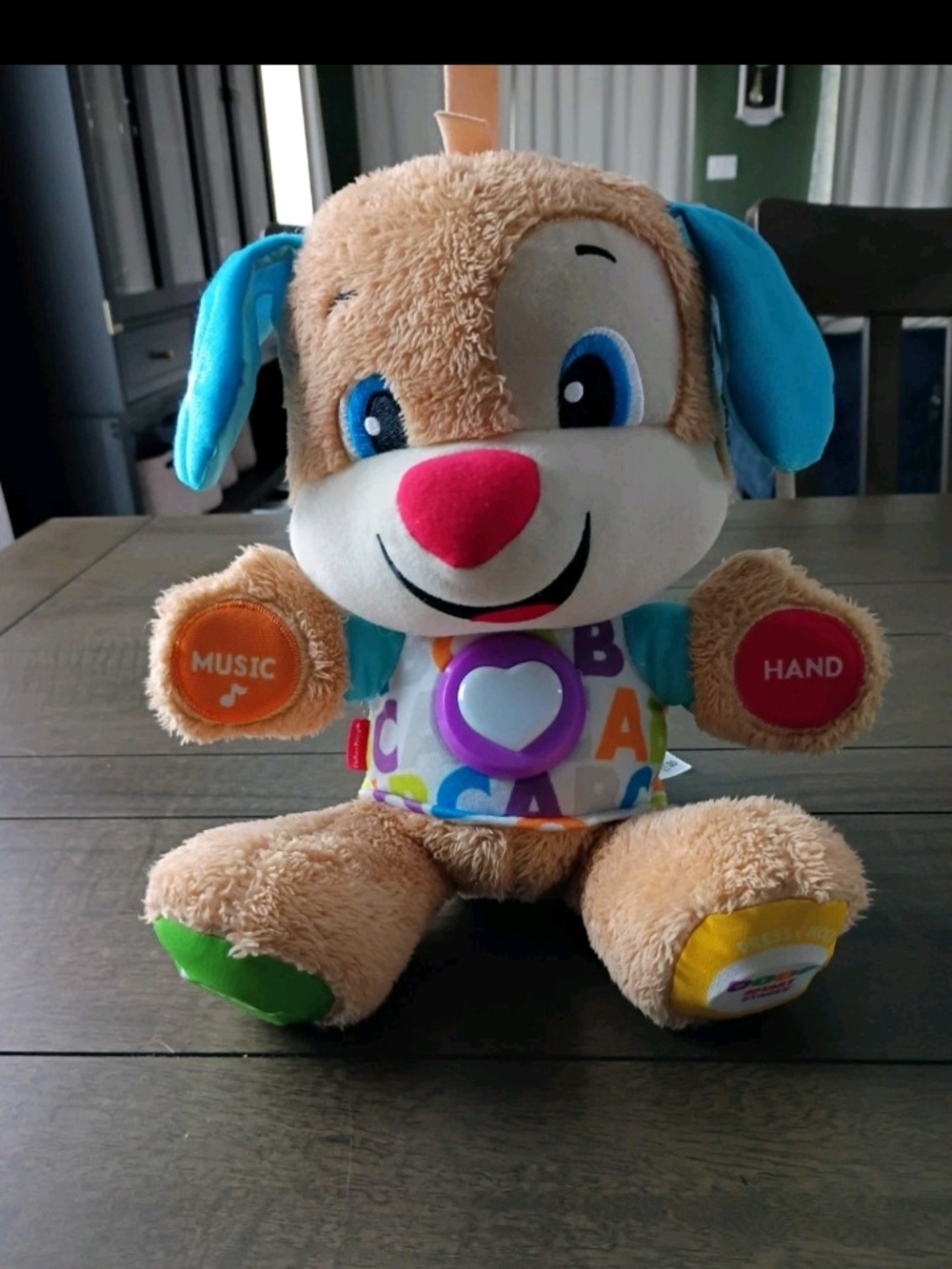 Fisher-Price Laugh Learn Smart Stages Puppy Plush Learning Toy